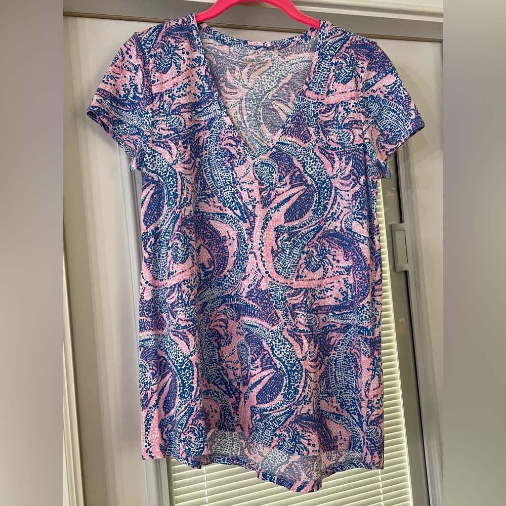 Lilly Pulitzer Etta V-Neck Shirt
